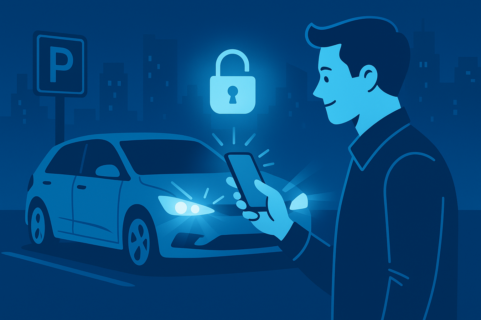 Sistema keyless smartphone